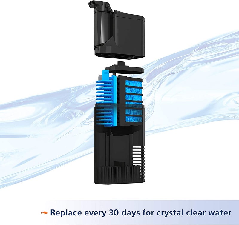 Aqueon 6 Count Replacement Internal Filter Cartridges, Large, for QuietFlow Internal Filter AT30 and AT40 - Image 4